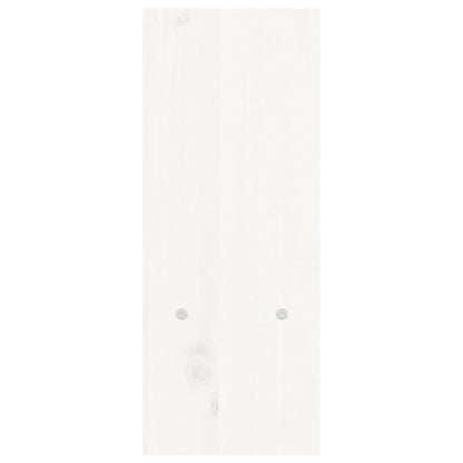 Monitorstandaard (39-72)x17x43 cm massief grenenhout wit Wit