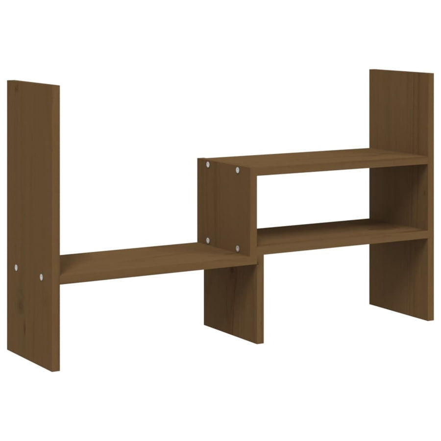 Monitorstandaard (39-72)X17X43 Cm Grenenhout Honingbruin