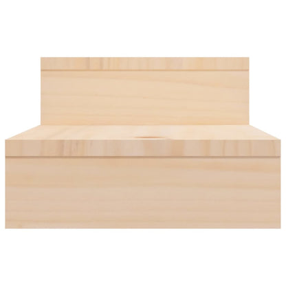 Monitorstandaard (52-101)X22X14 Cm Massief Grenenhout Naturel