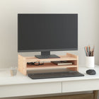 Monitor Stand 50x27x15 cm Solid Pine Wood