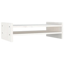Monitorstandaard 50x27x15 cm massief grenenhout wit 50 x 27 x 15 cm Wit