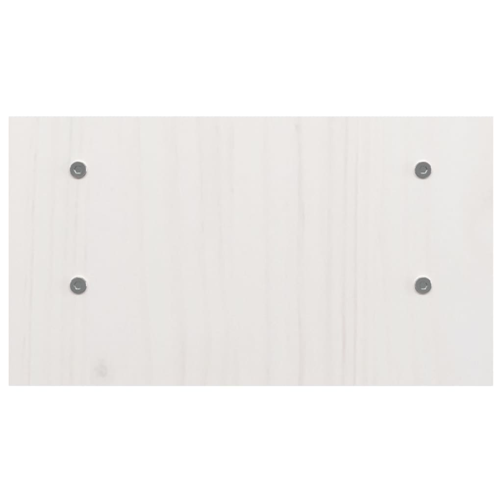 Monitorstandaard 50x27x15 cm massief grenenhout wit 50 x 27 x 15 cm Wit