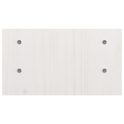 Monitorstandaard 50x27x15 cm massief grenenhout wit 50 x 27 x 15 cm Wit