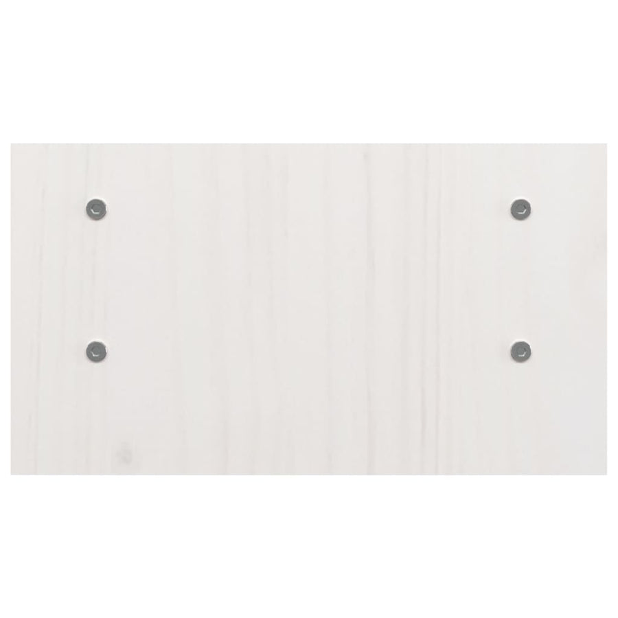Monitorstandaard 50x27x15 cm massief grenenhout wit 50 x 27 x 15 cm Wit