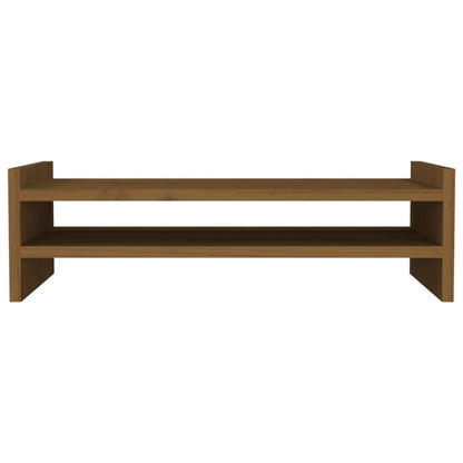 Monitorstandaard 50x27x15 cm massief grenenhout honingbruin 50 x 27 x 15 cm Honingbruin