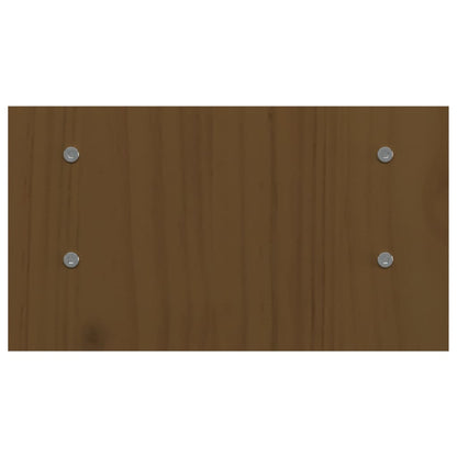 Monitorstandaard 50x27x15 cm massief grenenhout honingbruin 50 x 27 x 15 cm Honingbruin