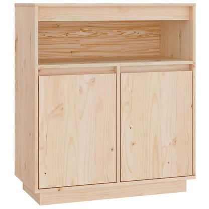 Dressoir 70X34X80 Cm Massief Grenenhout