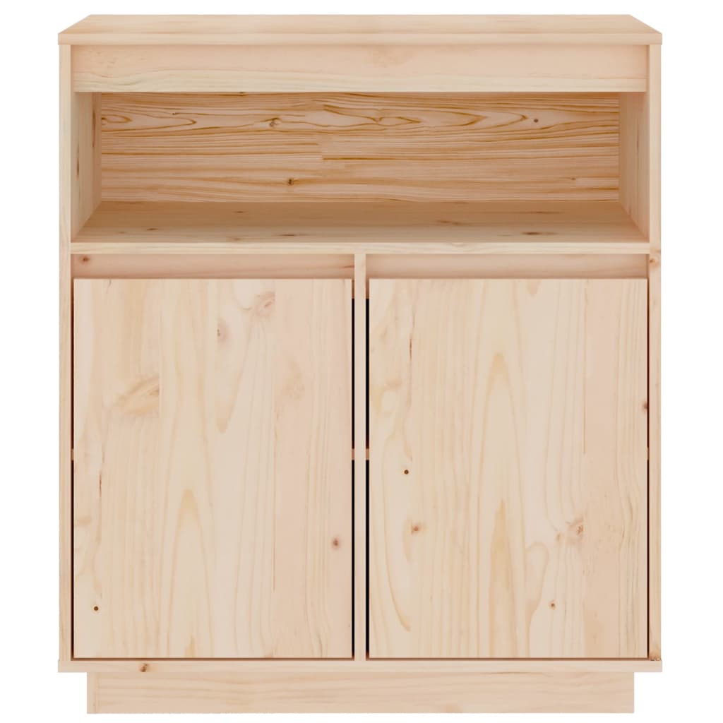 Dressoir 70X34X80 Cm Massief Grenenhout