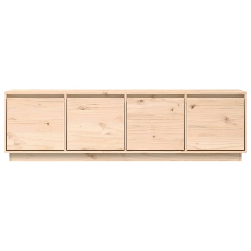 Tv-Meubel 156X37X45 Cm Massief Grenenhout Naturel