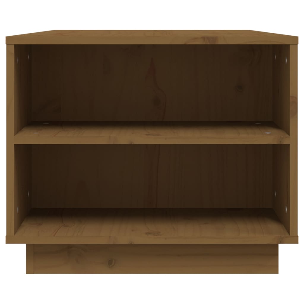 Salontafel 90X49X40,5 Cm Massief Grenenhout Honingbruin
