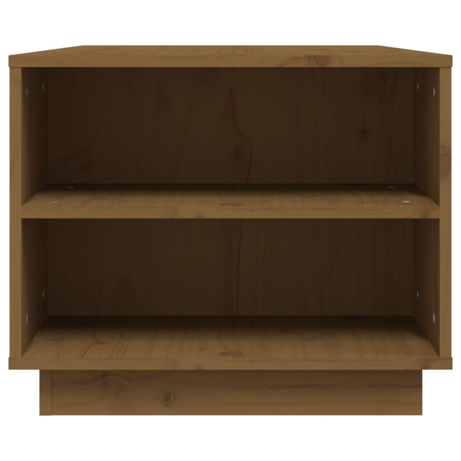 Salontafel 90X49X40,5 Cm Massief Grenenhout Honingbruin