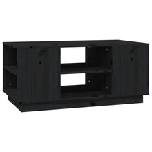 Salontafel 90X49X40,5 Cm Massief Grenenhout Zwart