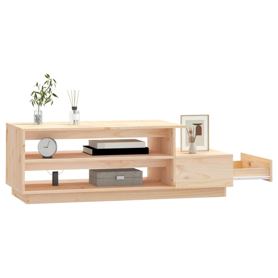 Salontafel 20X50X40,5 Cm Massief Grenenhout Naturel