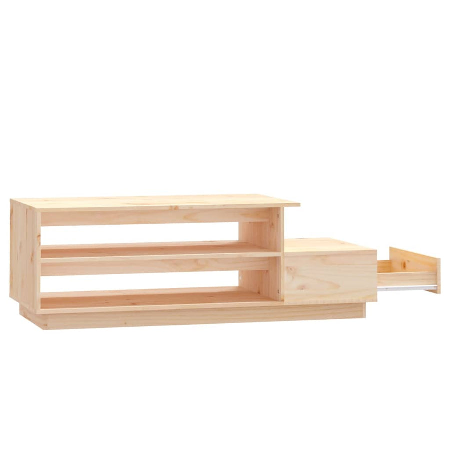 Salontafel 20X50X40,5 Cm Massief Grenenhout Naturel