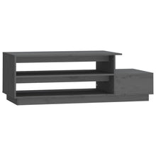 Salontafel 20X50X40,5 Cm Massief Grenenhout Grijs