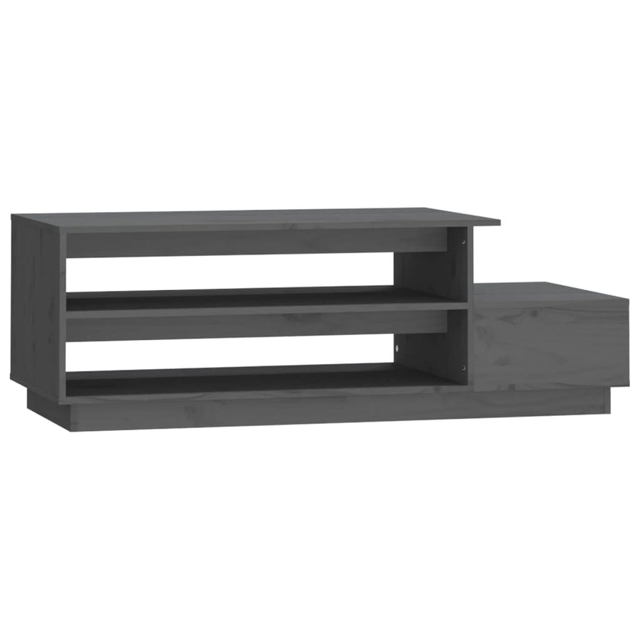 Salontafel 20X50X40,5 Cm Massief Grenenhout Grijs