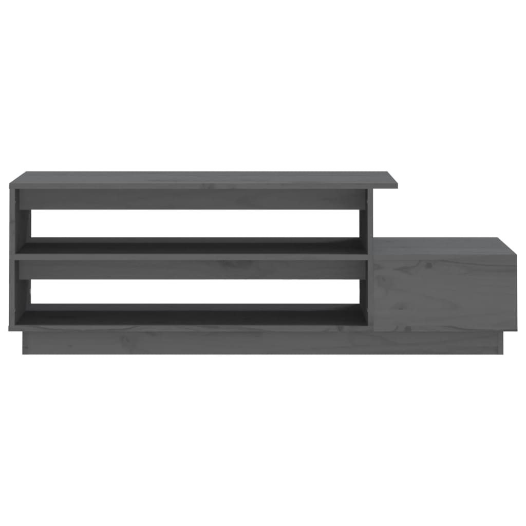 Salontafel 20X50X40,5 Cm Massief Grenenhout Grijs
