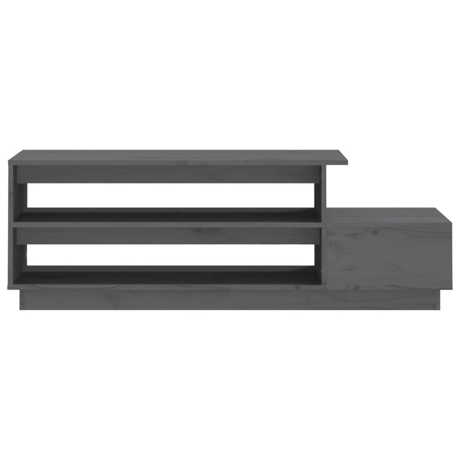 Salontafel 20X50X40,5 Cm Massief Grenenhout Grijs