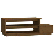 Salontafel 20X50X40,5 Cm Massief Grenenhout Honingbruin