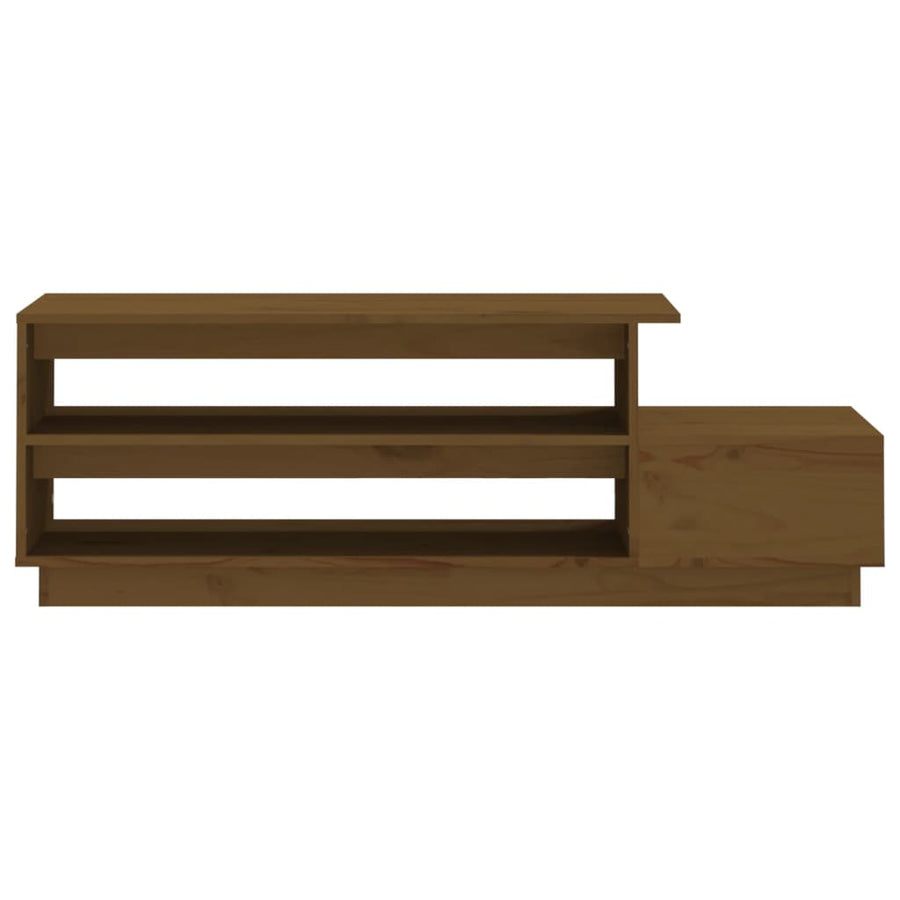 Salontafel 20X50X40,5 Cm Massief Grenenhout Honingbruin