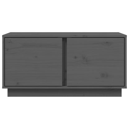 Salontafel 80X50X40 Cm Massief Grenenhout Grijs