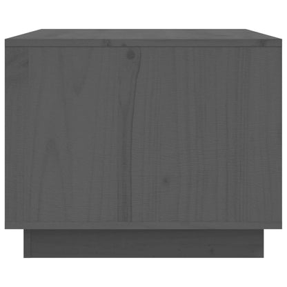 Salontafel 80X50X40 Cm Massief Grenenhout Grijs