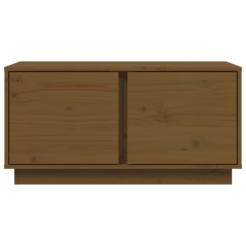 Salontafel 80X50X40 Cm Massief Grenenhout Honingbruin
