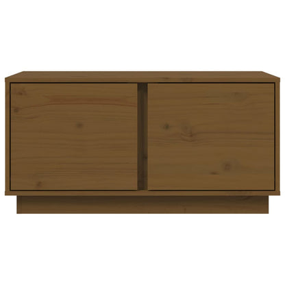 Salontafel 80X50X40 Cm Massief Grenenhout Honingbruin
