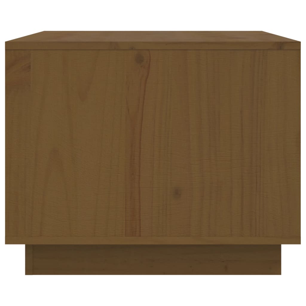 Salontafel 80X50X40 Cm Massief Grenenhout Honingbruin