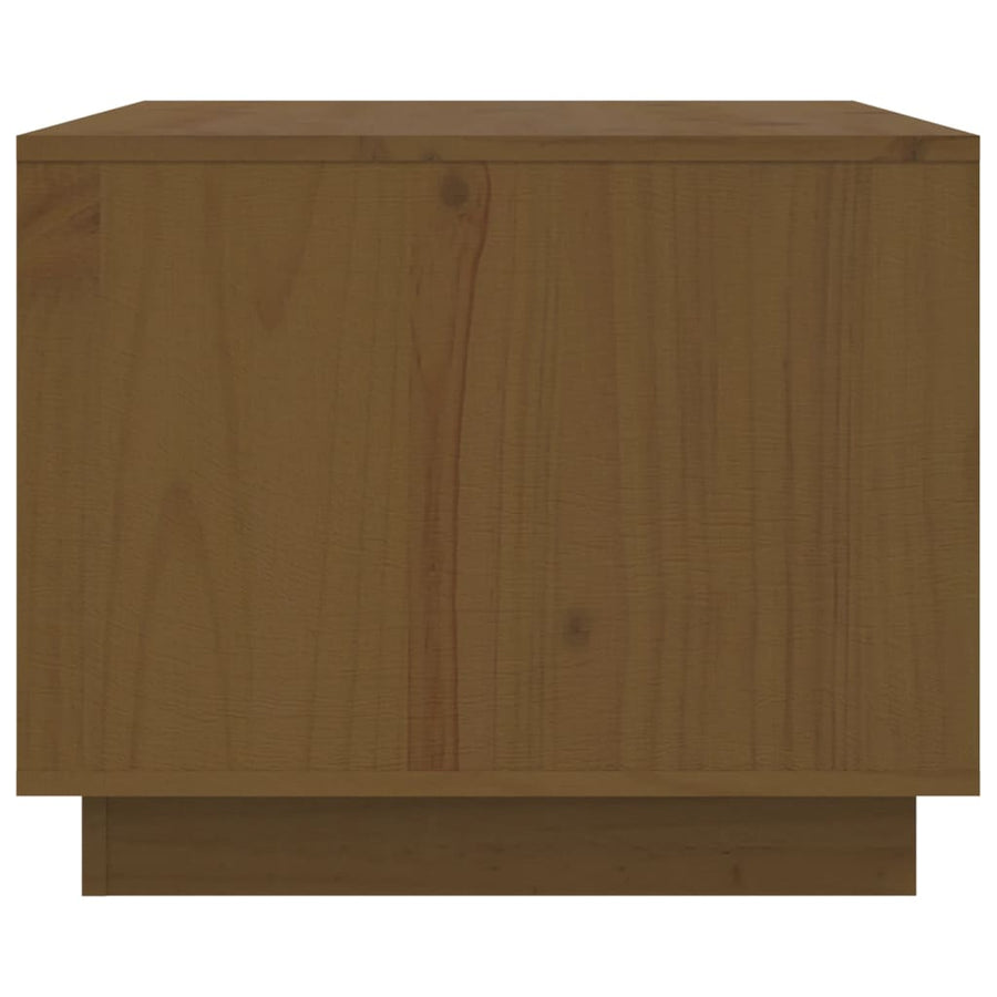Salontafel 80X50X40 Cm Massief Grenenhout Honingbruin