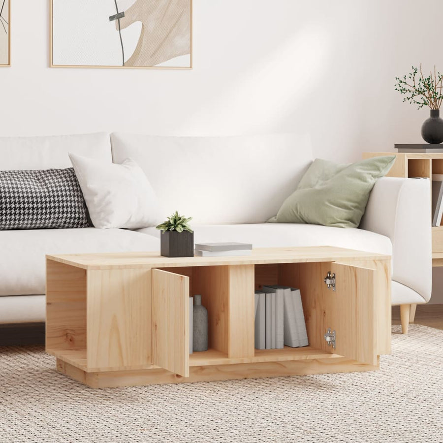 Salontafel 110X50X40 Cm Massief Grenenhout