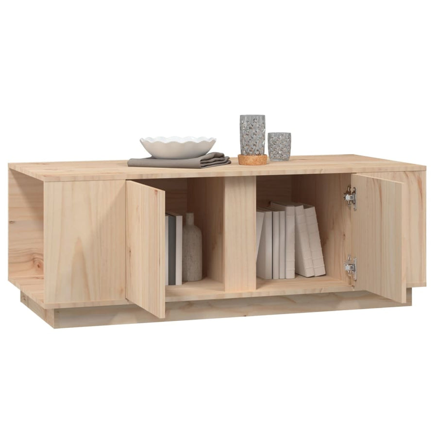 Salontafel 110X50X40 Cm Massief Grenenhout