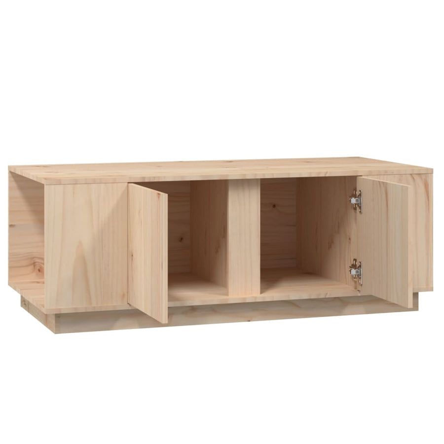Salontafel 110X50X40 Cm Massief Grenenhout