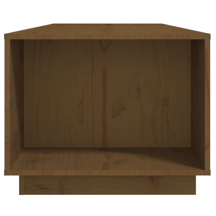 Salontafel 110X50X40 Cm Massief Grenenhout Honingbruin