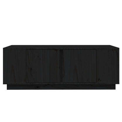 Salontafel 110X50X40 Cm Massief Grenenhout Zwart
