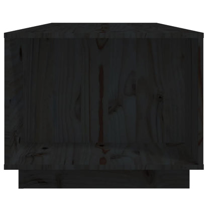 Salontafel 110X50X40 Cm Massief Grenenhout Zwart