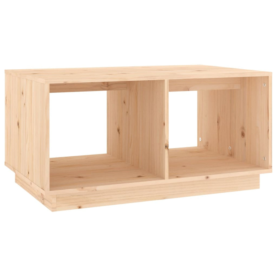 Salontafel 80X50X40 Cm Massief Grenenhout Naturel