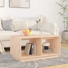 Coffee table 80x50x40 cm solid pine wood