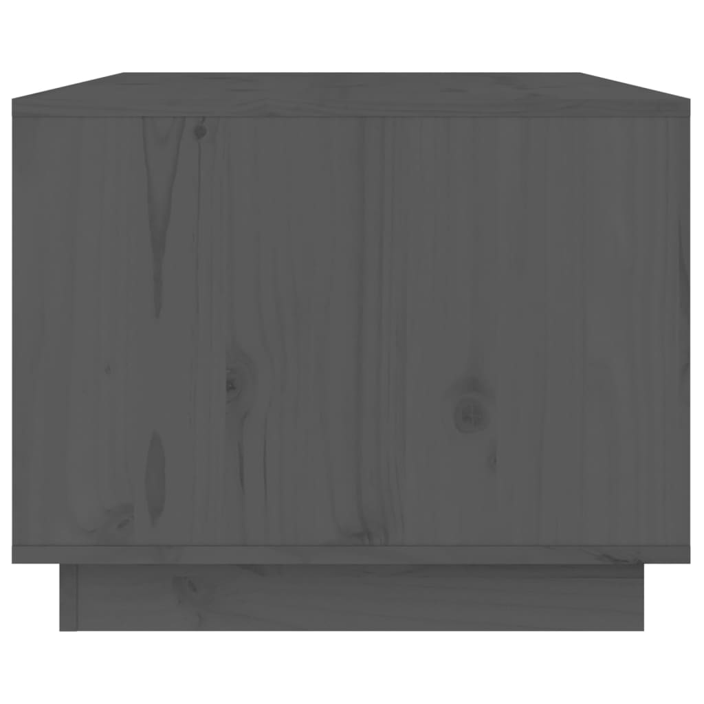 Salontafel 80X50X40 Cm Massief Grenenhout Grijs