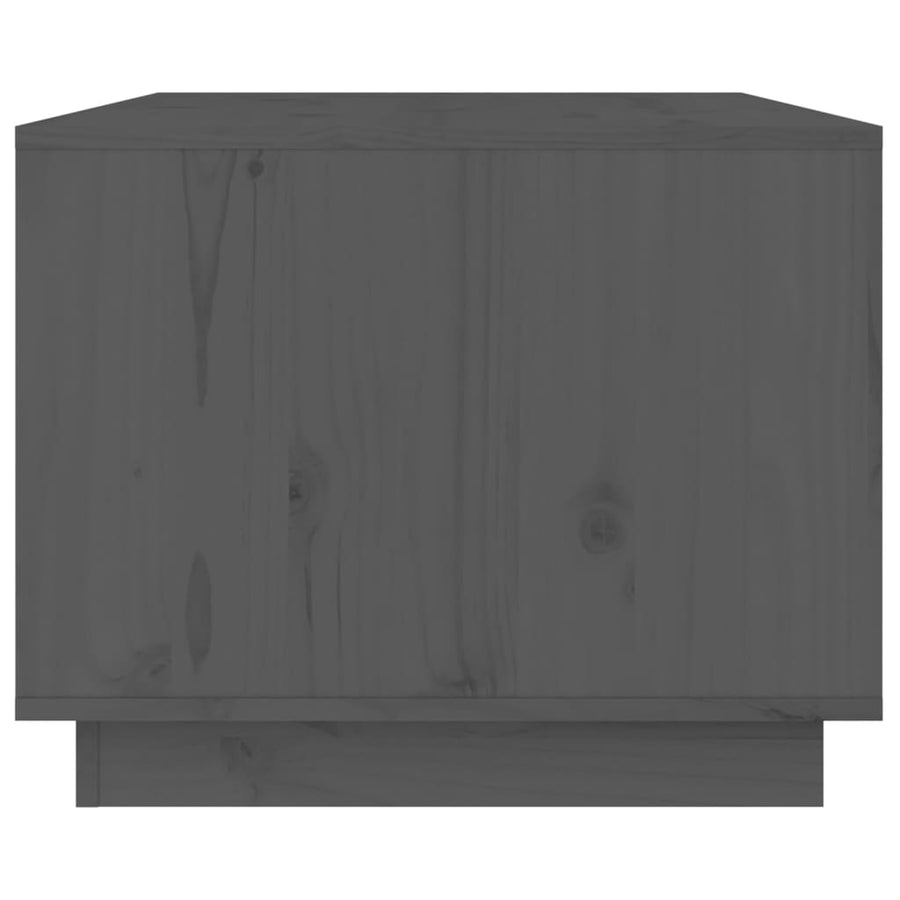 Salontafel 80X50X40 Cm Massief Grenenhout Grijs
