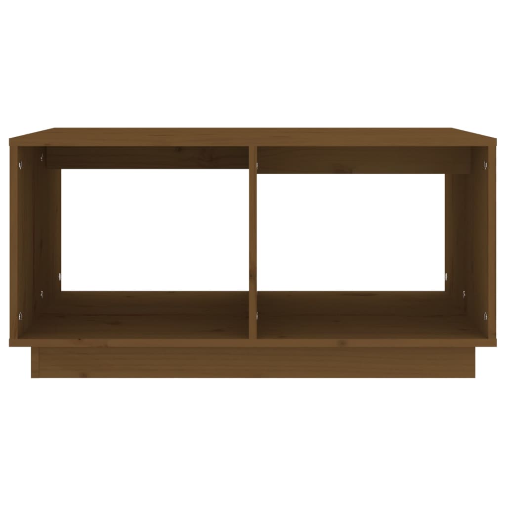 Salontafel 80X50X40 Cm Massief Grenenhout Honingbruin