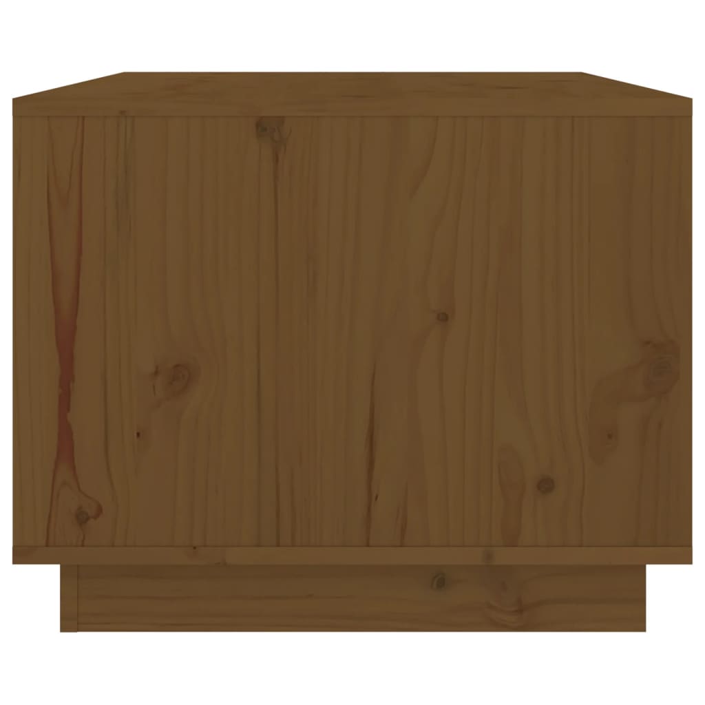 Salontafel 80X50X40 Cm Massief Grenenhout Honingbruin