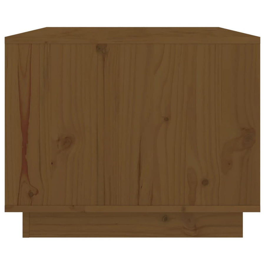 Salontafel 80X50X40 Cm Massief Grenenhout Honingbruin