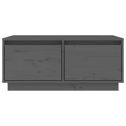 Salontafel 80X50X35 Cm Massief Grenenhout Grijs