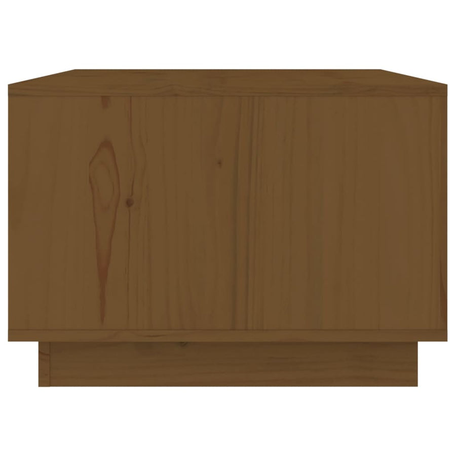 Salontafel 80X50X35 Cm Massief Grenenhout Honingbruin