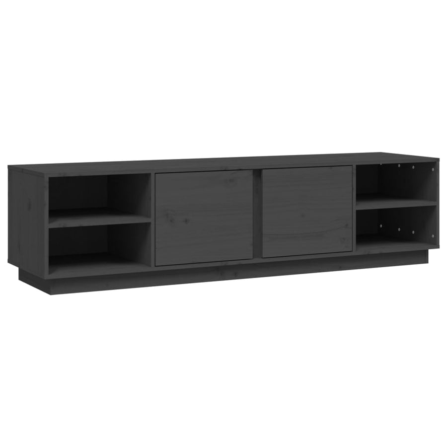 Tv-Meubel 56X40X40 Cm Massief Grenenhout Grijs