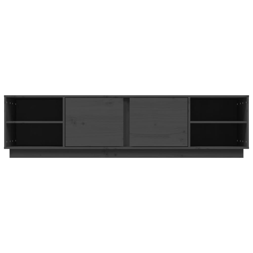 Tv-Meubel 56X40X40 Cm Massief Grenenhout Grijs