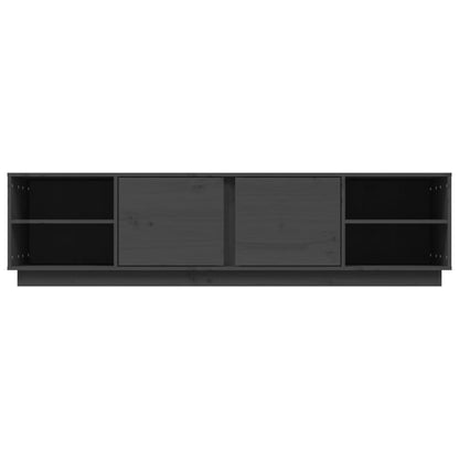 Tv-Meubel 56X40X40 Cm Massief Grenenhout Grijs