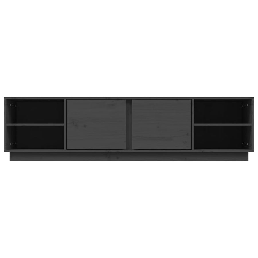 Tv-Meubel 56X40X40 Cm Massief Grenenhout Grijs