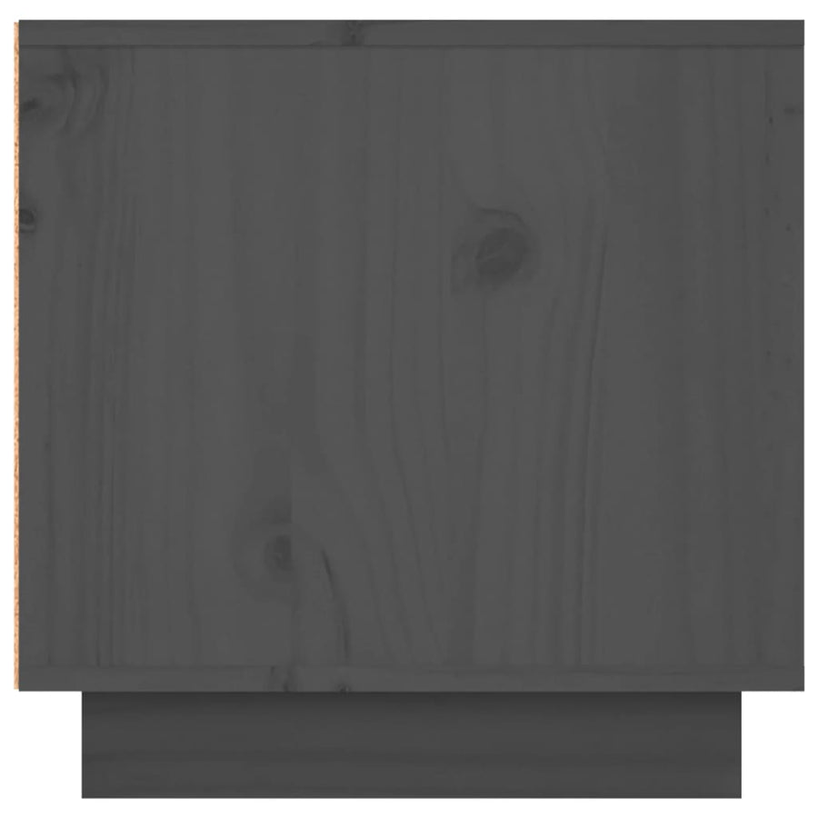 Tv-Meubel 56X40X40 Cm Massief Grenenhout Grijs
